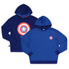 Men's Captain America Poly Reversible Hoodie (MVAC0B8MLAHA1WC 41NVY)