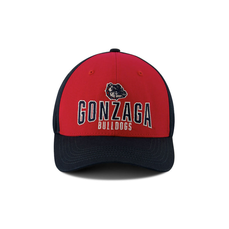 Men's Gonzaga Bulldogs Adjustable Curved Velcro Hat (STAP GNZGA ADJ 2TN)