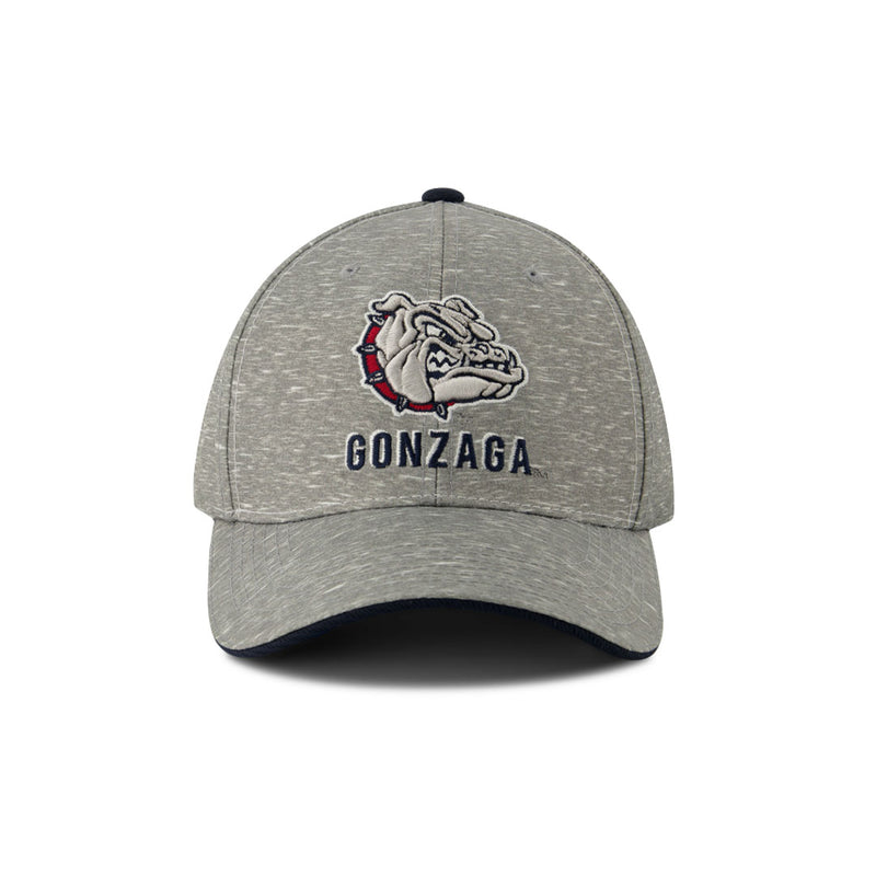 Men's Gonzaga Bulldogs Adjustable Curved Velcro Hat (TNAC GNZGA ADJ GRY)