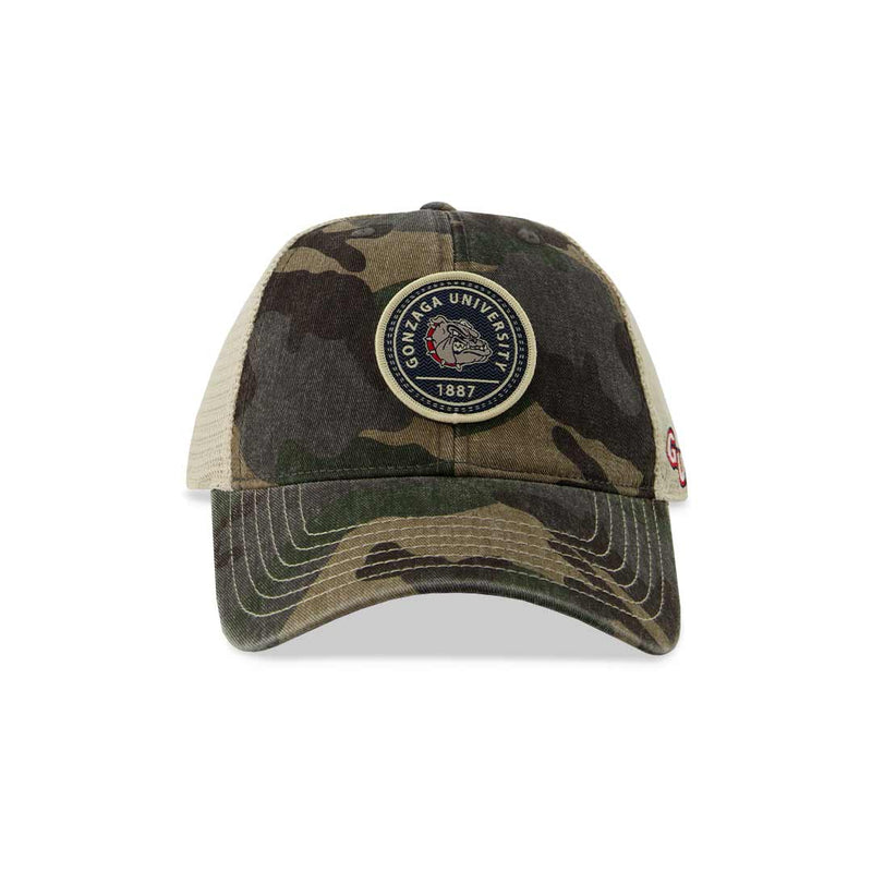 Men's Gonzaga Bulldogs Curved Snapback Hat (ADVTR GNZGA ADJ 2TN)