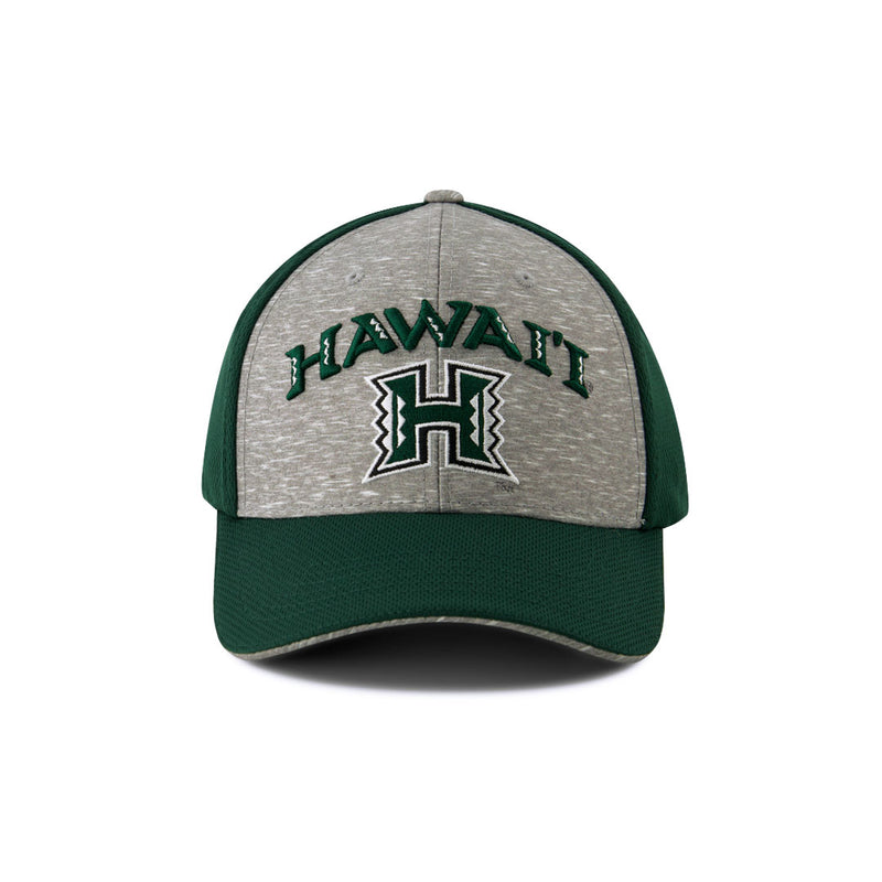 Men's Hawaii Rainbow Warriors Adjustable Curved Velcro Hat (VPNT2 HI ADJ 2TN)