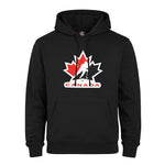 Men's Hockey Canada Logo Fleece Hoodie (TEAM-CANADA-BLK)