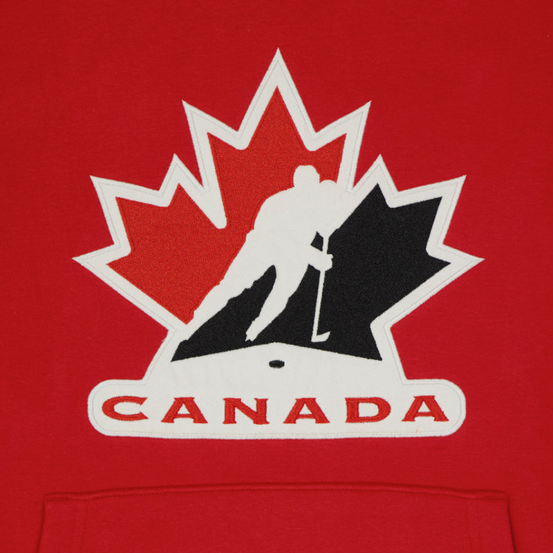 Men's Hockey Canada Logo Fleece Hoodie (TEAM-CANADA-RED)