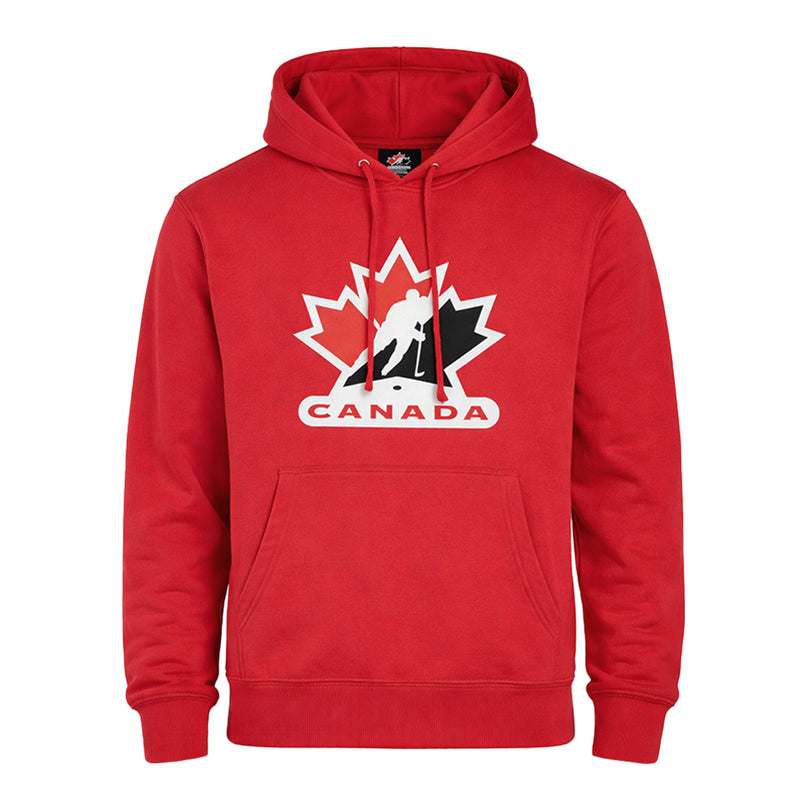 Men's Hockey Canada Logo Fleece Hoodie (TEAM-CANADA-RED)