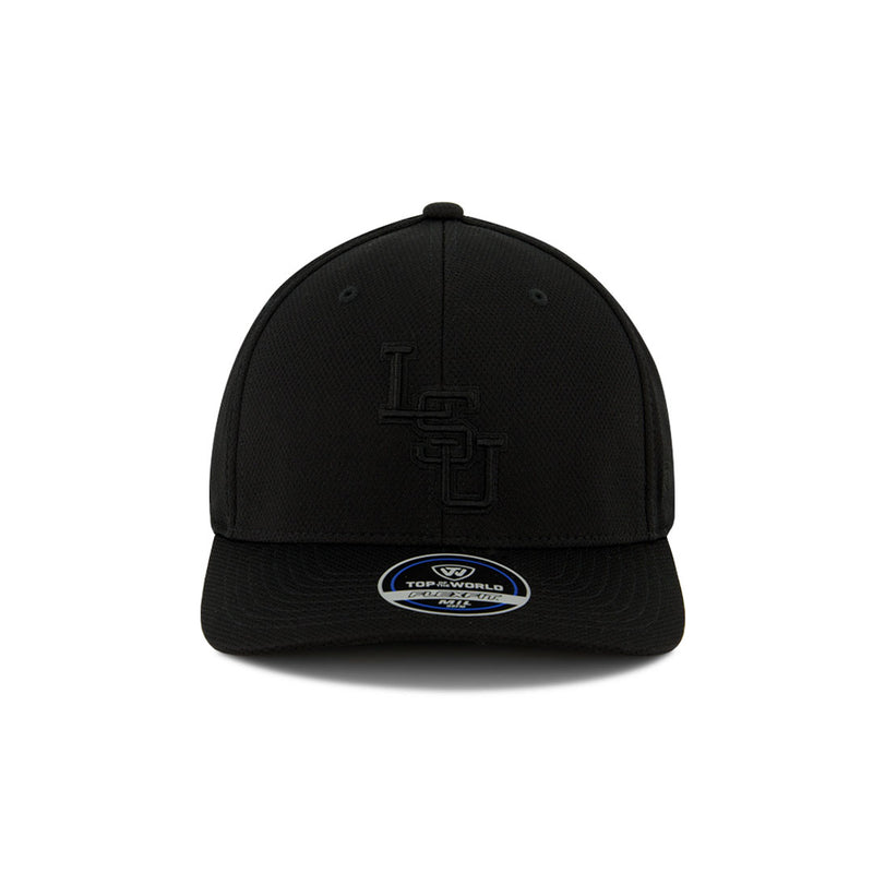 Men's Louisiana State University Tigers Flex Fit Curved Cap (TFLX 127A LSN T44)