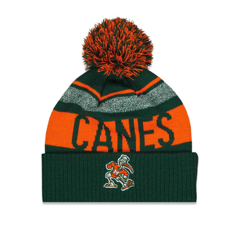 Men's Miami Hurricanes Cuffed Knit Beanie (TROP2 MIAMI CKT MLT)