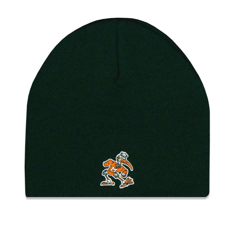 Men's Miami Hurricanes Knit Beanie (CRISP MIAMI UKT TMC)