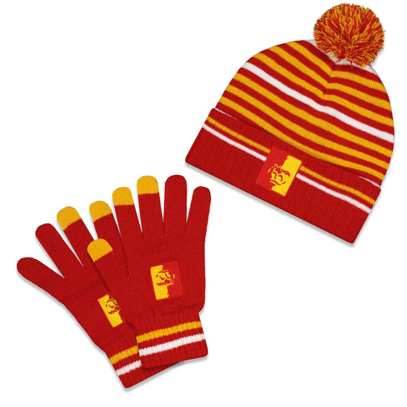 Men's Pittsburg State Gorillas Beanie & Glove Set (MELD PTBST CMB MLT)