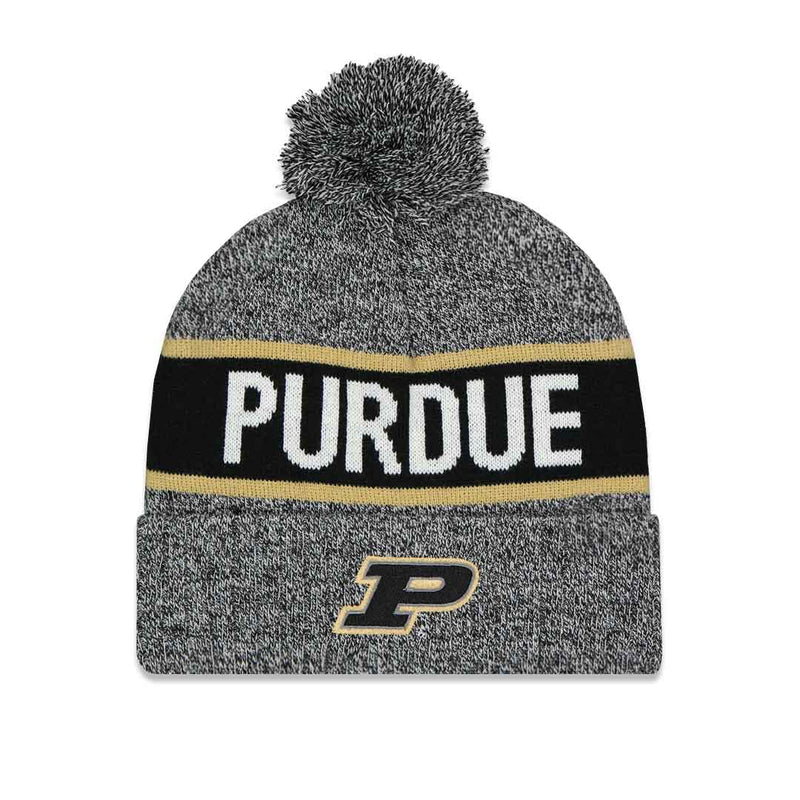 Men's Purdue Boilermakers Cuffed Knit Beanie (CLD1 PURDU CKT BLK)