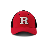 Men's Rutgers Scarlet Curved Snapback Hat (SRIK EW67 RTN NNV)