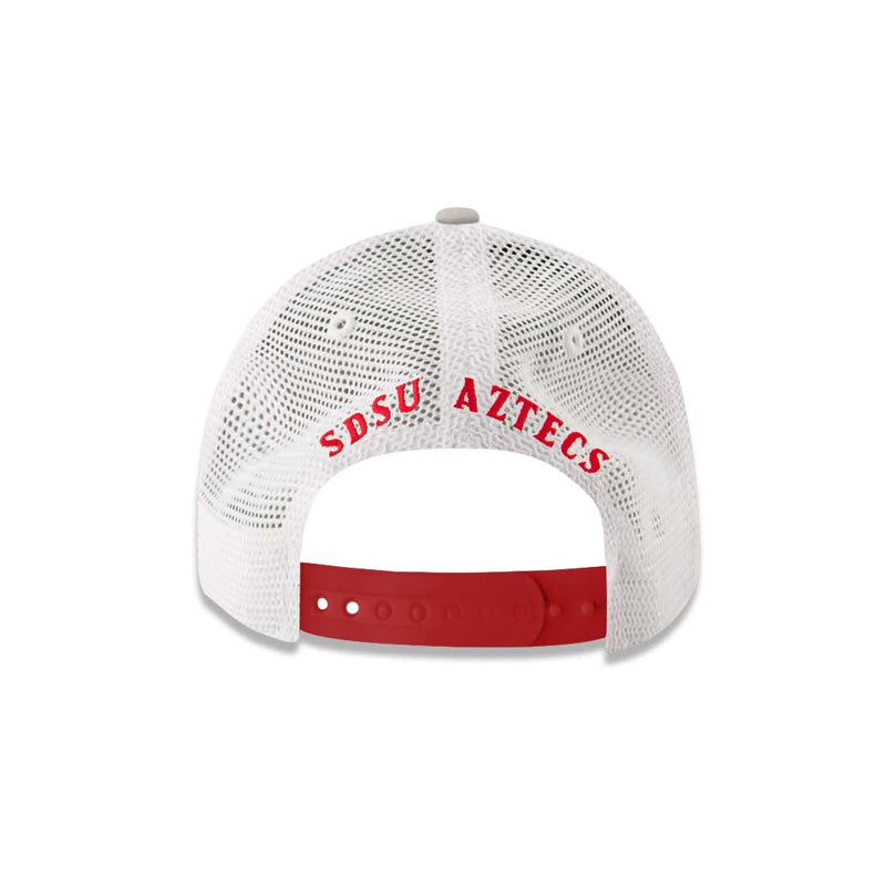 Men's San Diego State Aztecs Adjustable Curved Snapback Hat (SQNC SDGST ADJ 2TN)