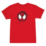 Men's Splatter Spidey T-Shirt (MVFC7EFMSCHP1WC 62RED)