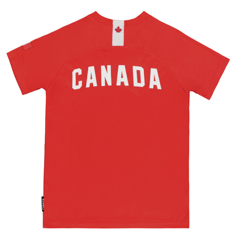 Men's Team Canada Soccer Jersey (XTXT0XZMASWA2WC 62RED)