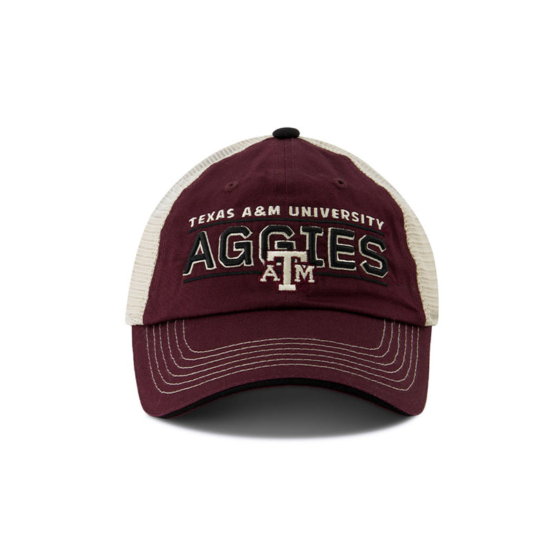 Men's Texas A&M Aggies Curved Snapback Hat (VRST5 TXAM ADJ 2TN)