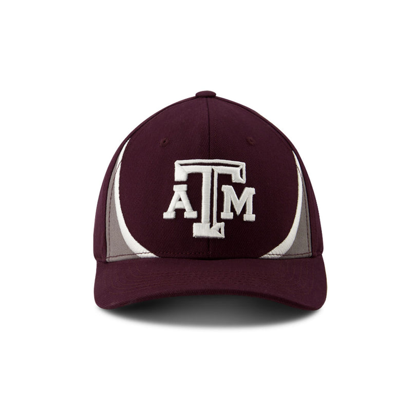 Men's Texas A&M Aggies Curved Velcro Hat (CHL9 TXAM ADJ TMC)