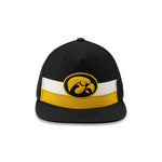 Men's Iowa Hawkeyes Flat Snapback Hat (SLDR2 IA ADJ BLK)