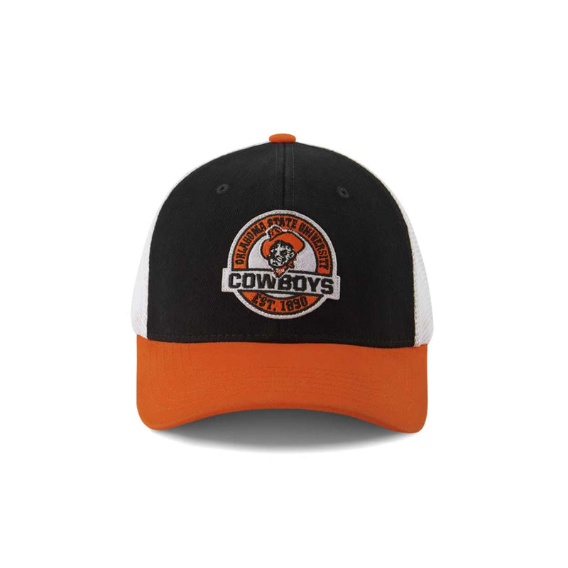 Men's Oklahoma State Cowboys Adjustable Curved Snapback Hat (PRMIT OKST ADJ 3TN)