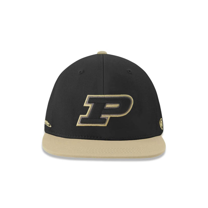 Men's Purdue Boilermakers Adjustable Flat Snapback Hat (CORS-PURDU-ADJ-2TN)