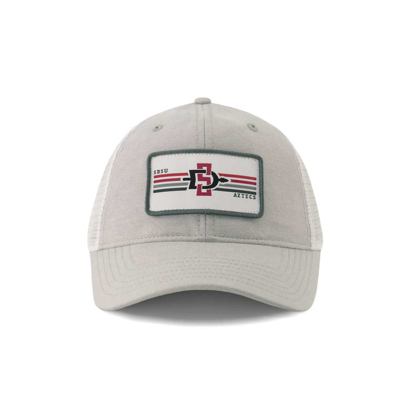 Men's San Diego State Aztecs Adjustable Curved Snapback Hat (SQNC SDGST ADJ 2TN)