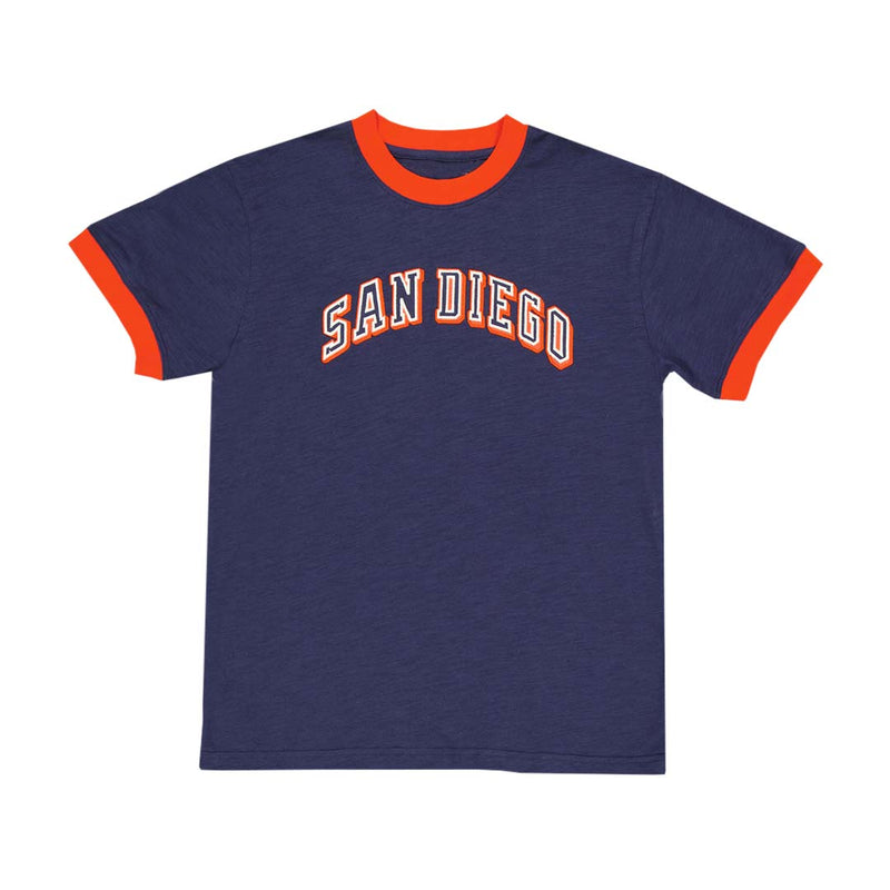 MLB - Kids' (Junior) San Diego Padres Ringer T-Shirt (HN3B7NAUG SDP)