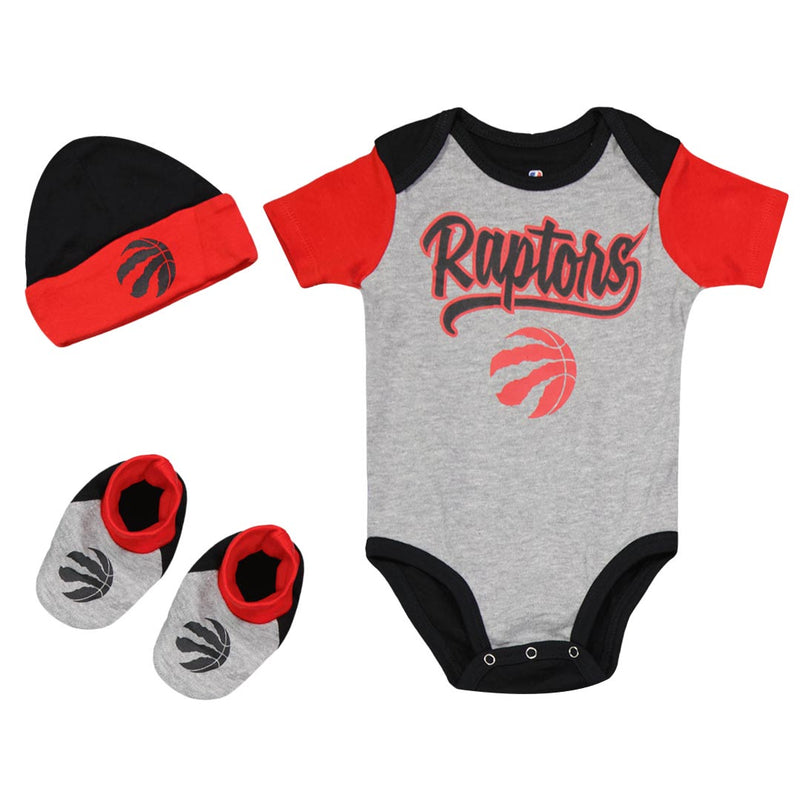 NBA - Kids' (Infant) Toronto Raptors Buzzer Beater 3 Piece Creeper Set ...