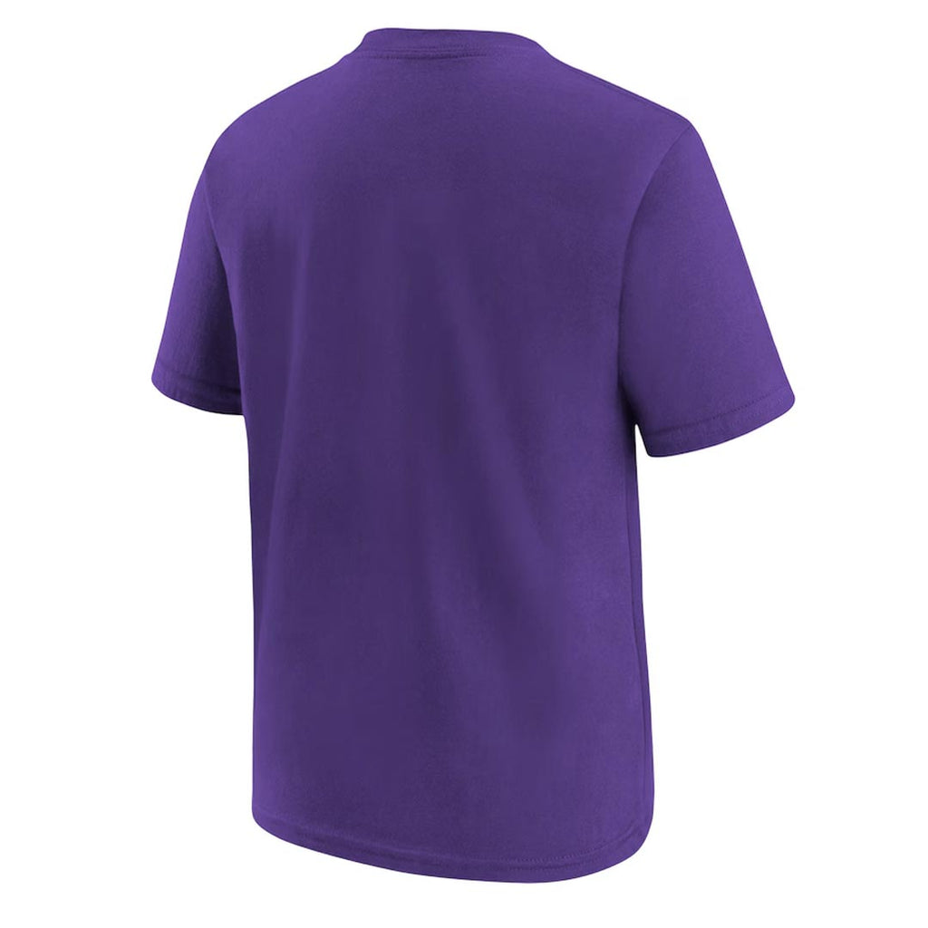 NBA - Kids' (Junior) Los Angeles Lakers Block T-Shirt (HZ2B7SCRK LAK)
