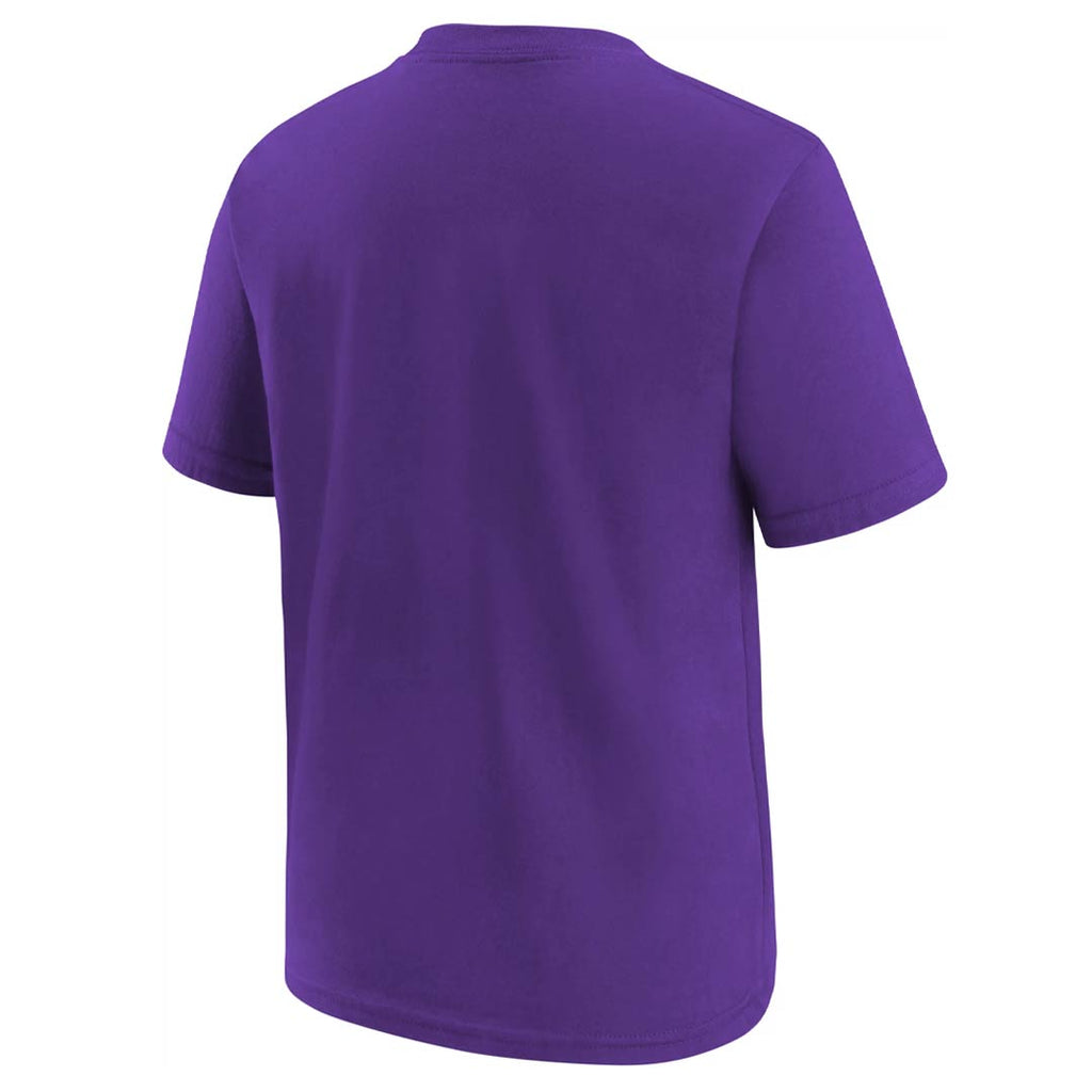 NBA - Kids' (Junior) Los Angeles Lakers Essential Logo T-Shirt (HZ2B7FGTQ LAK)