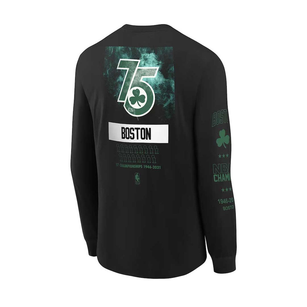 NBA - Kids' (Junior) Boston Celtics Long Sleeve T-Shirt (HZ2B7HC34 CEL)