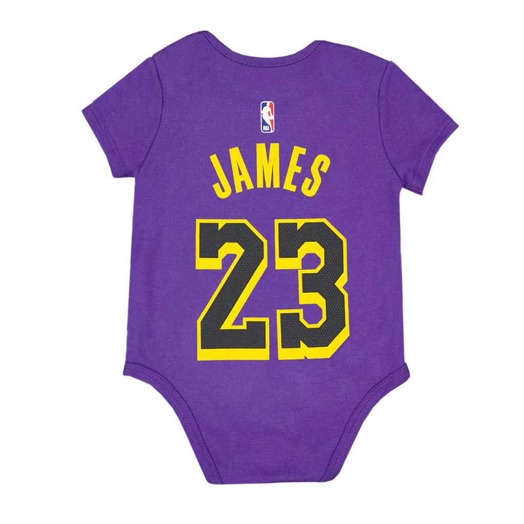 NBA - Kids' (Infant) Los Angeles Lakers LeBron James Creeper (HY2N1NBDY LAK)