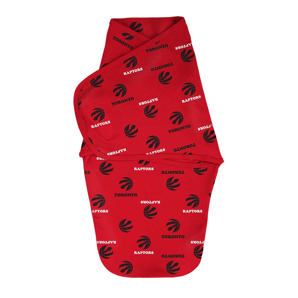 NBA - Kids' (Infant) Toronto Raptors Baby Cocoon 2 Pack Wrap Swaddle (HK2N1FFCE RAP)