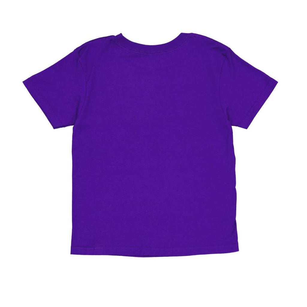 NFL - T-shirt à manches courtes avec logo principal des Vikings du Minnesota pour enfants (HK1B3MK99F01 VIK) 
