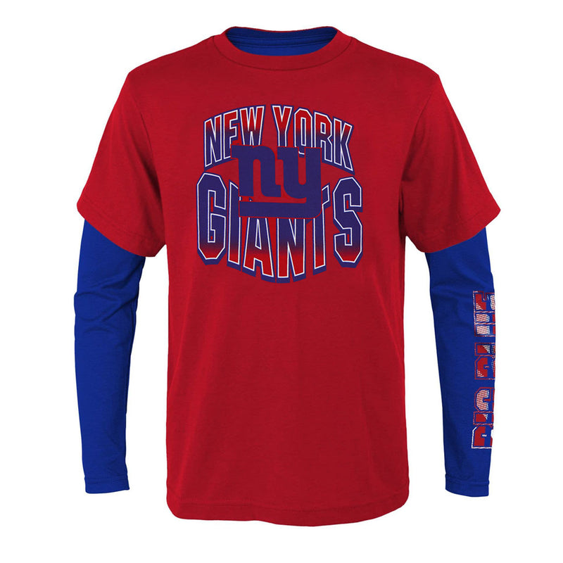 NFL - T-shirt combiné 3 en 1 Game Day des Giants de New York pour enfants (HK1B3FE2U NYG) 