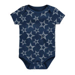 NFL - Kids' (Infant) Dallas Cowboys Double Up 2 Pack Creeper Set (HK1N1SCZS COW)
