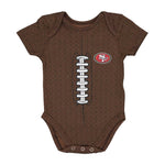 NFL - Kids' (Infant) San Francisco 49ers Short Sleeve Football Creeper (HK1N1FCKH PAT)