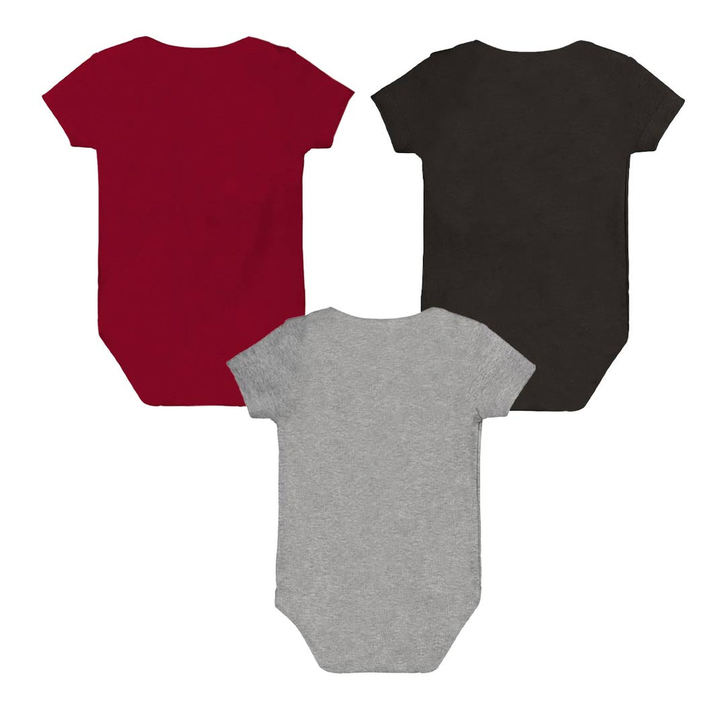 NFL - Ensemble de 3 Creeper Born To Be des Buccaneers de Tampa Bay pour enfants (bébés) (HK1N1FGA7 BCN)