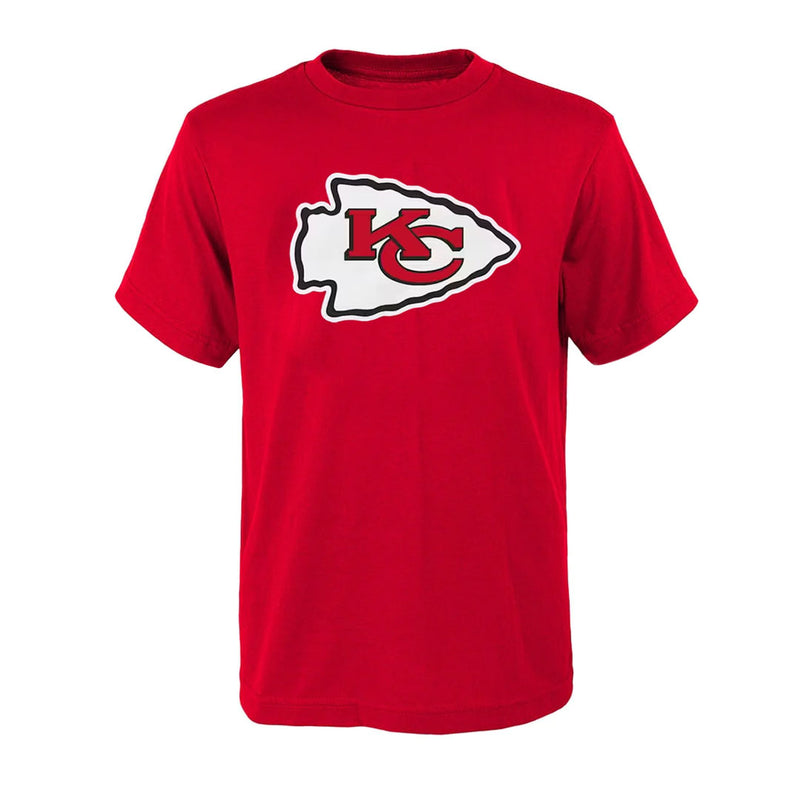 NFL - T-shirt à manches courtes avec logo principal des Chiefs de Kansas City pour enfants (junior) (HK1B7MK99F01 CHI) 