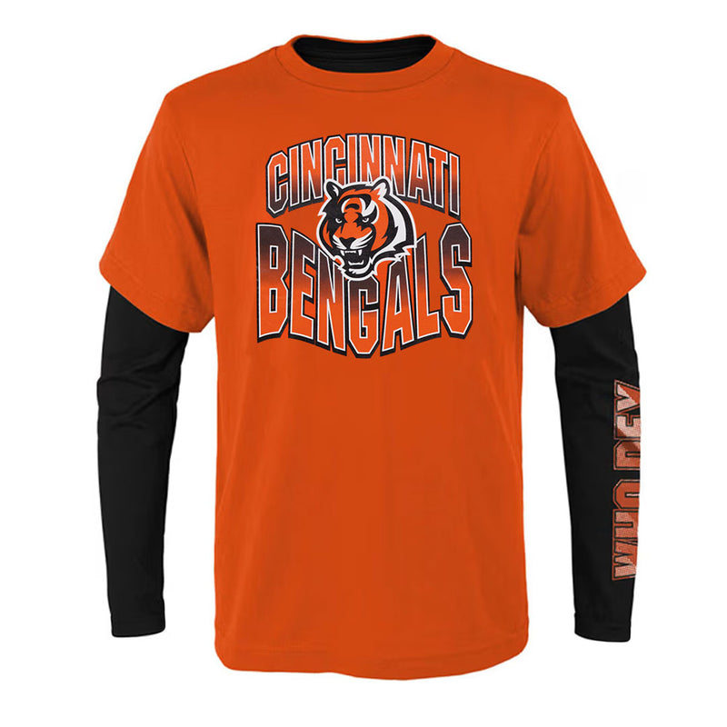 NFL - Kids' (Junior) Cincinnati Bengals Game Day 3-in-1 Combo T-Shirt (HK1B7FE2U BNG)