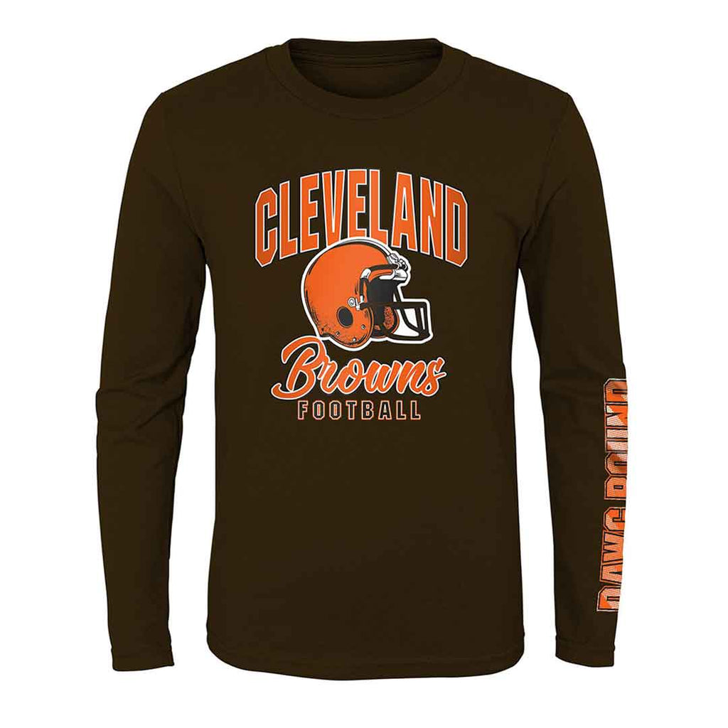 NFL - Kids' (Junior) Cleveland Browns Game Day 3-in-1 Combo T-Shirt (HK1B7FE2U BRW)
