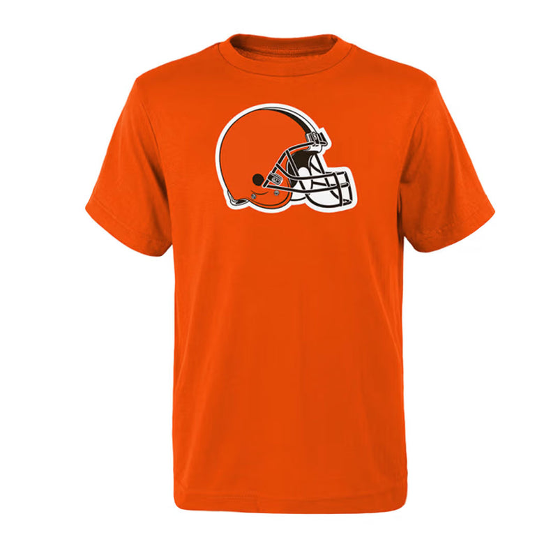 NFL - Kids' (Junior) Cleveland Browns Primary Logo Short Sleeve T-Shirt (HK1B7MK99F01 BRW)