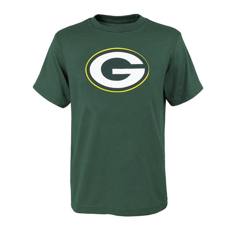 NFL - T-shirt à manches courtes avec logo principal des Packers de Green Bay pour enfants (junior) (HK1B7MK99F01 PCK) 