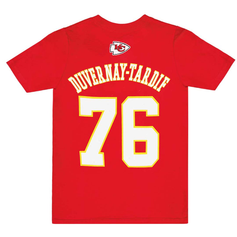 NFL - Kids' (Junior) Kansas City Chiefs Duvernay Tardif Short Sleeve T-Shirt (HK1B7ORD9F01)