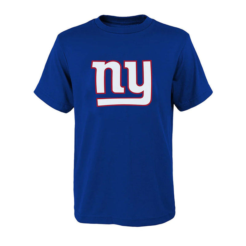 NFL - T-shirt à manches courtes avec logo principal des New York Giants pour enfants (junior) (HK1B7MK99F01 NYG) 