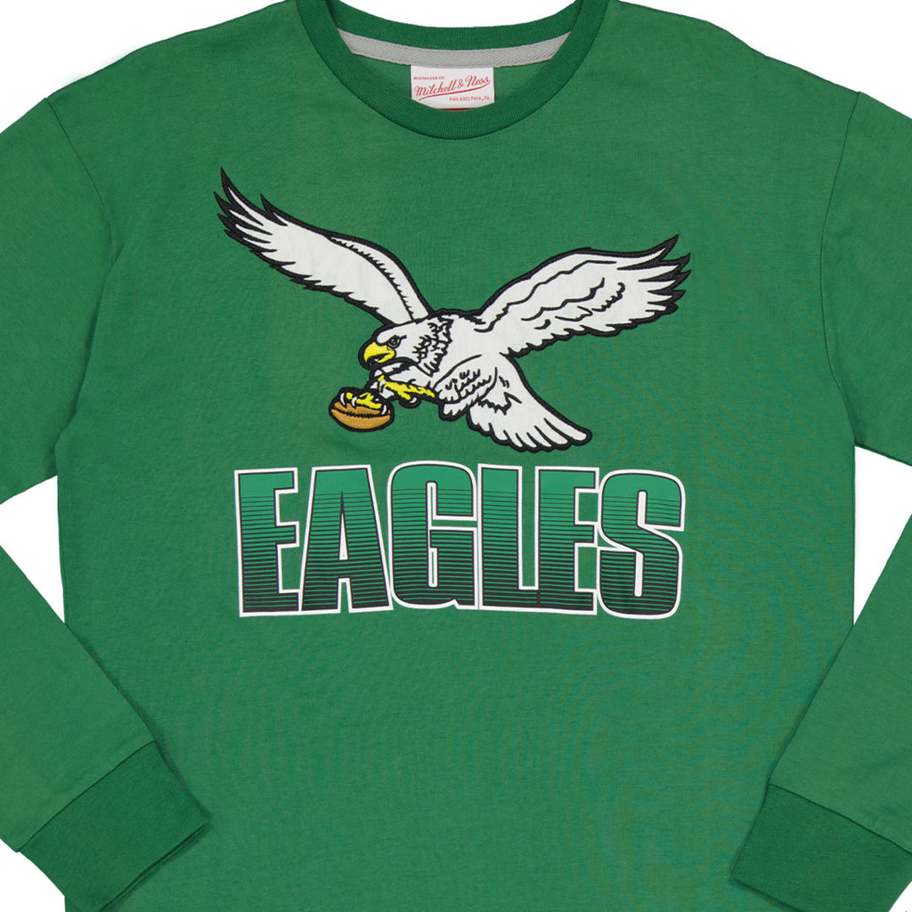 NFL - Kids' (Junior) Philadelphia Eagles Long Sleeve T-Shirt (HN1B7NAVV EAG)