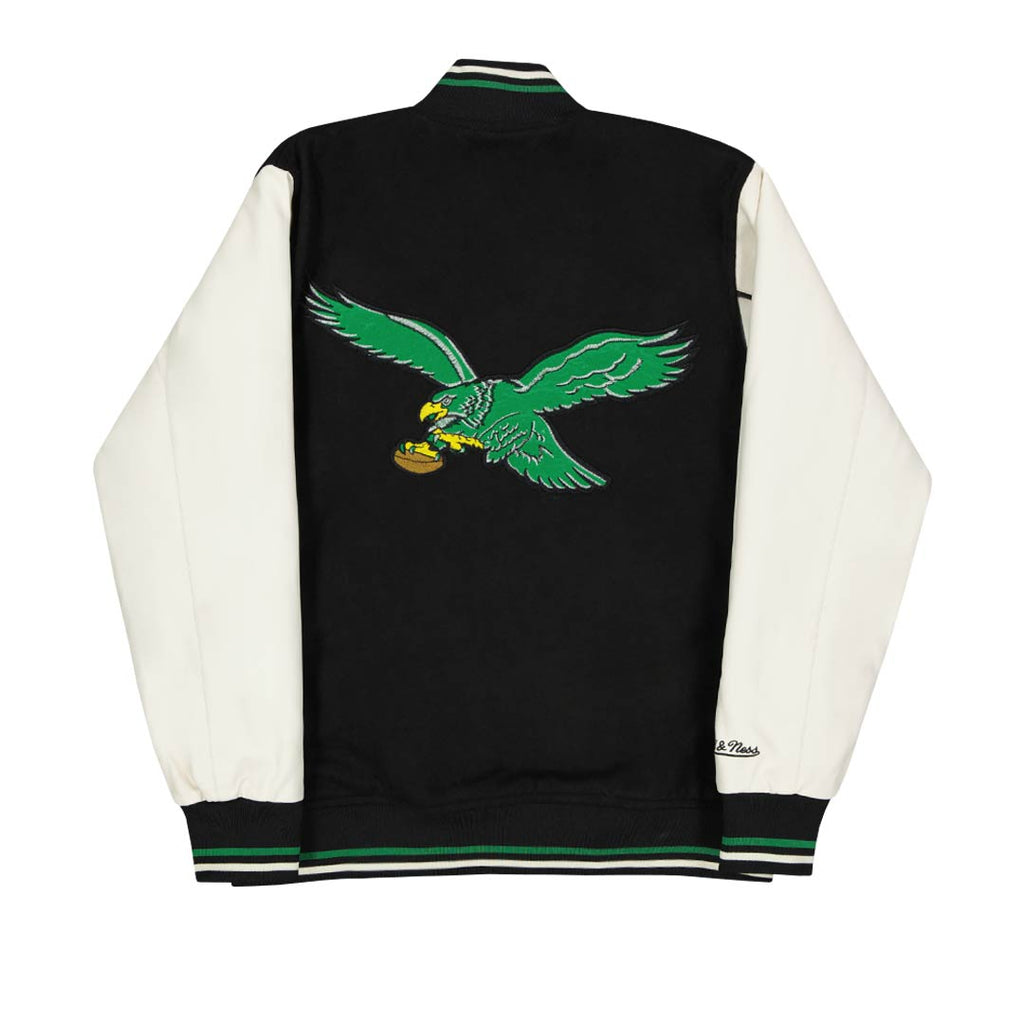 NFL - Kids' (Junior) Philadelphia Eagles Varsity Jacket (HN1B7NAV3 EAG)