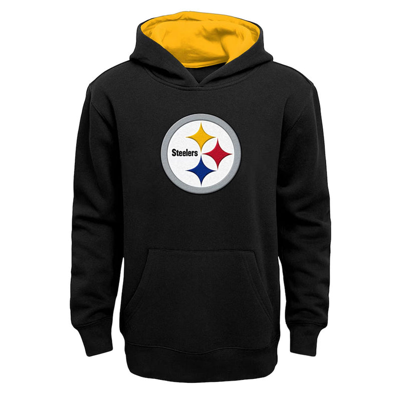 NFL - Kids' (Junior) Pittsburgh Steelers Prime Pullover Fleece Hoodie (HK1B78639 STE)
