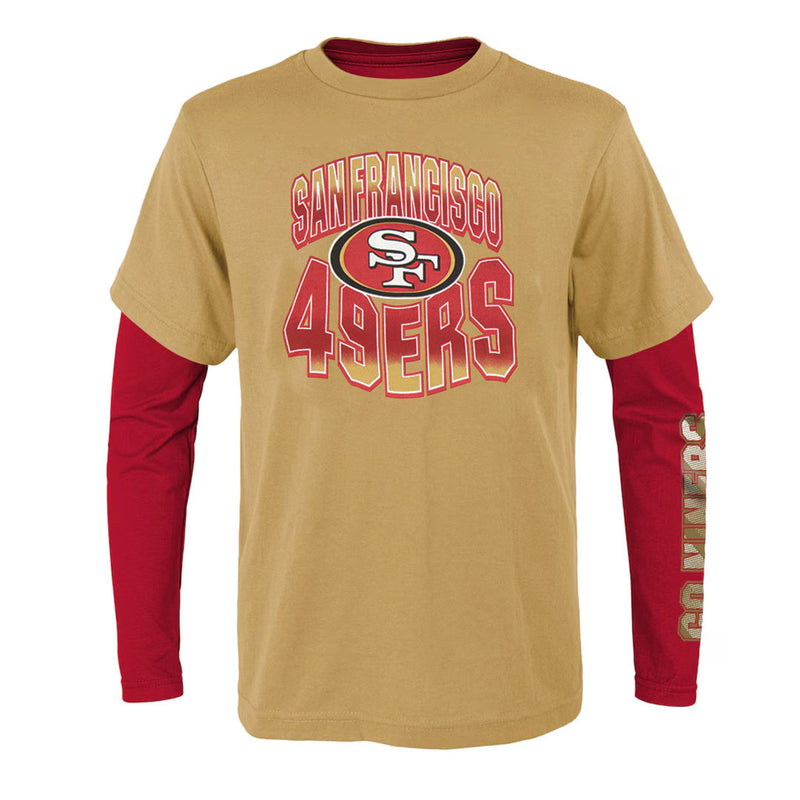 NFL - Kids' (Junior) San Francisco 49ers Game Day 3-in-1 Combo T-Shirt (HK1B7FE2U 49R)