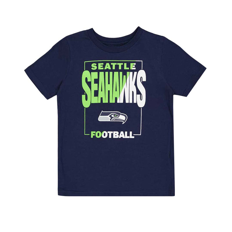 NFL - T-shirt à manches courtes Settle Seahawks Coin Toss pour enfants (tout-petits) (HK1T1FFTS SEA) 