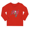 NFL - T-shirt à manches longues des Buccaneers de Tampa Bay pour enfants (tout-petits) (K4NDRMK18) 