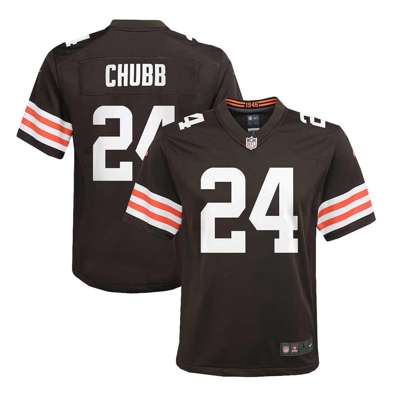 NFL - Kids' (Youth) Cleveland Browns Nick Chubbs Game Jersey (HZ1B7N1P9 BRWNC)