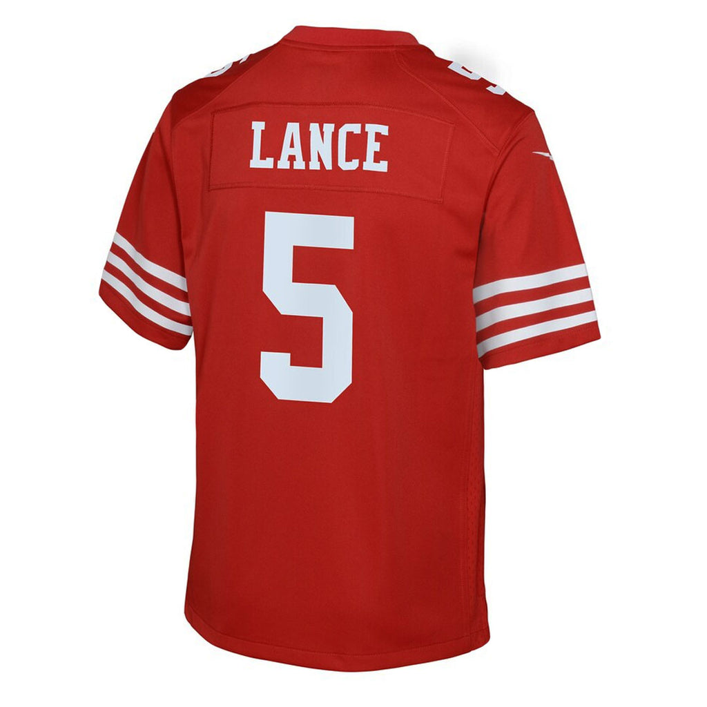 NFL - Maillot de match Lance NFL des San Fancisco 49ers pour enfants (jeunes) (HZ1B7N1P9 49RTL) 